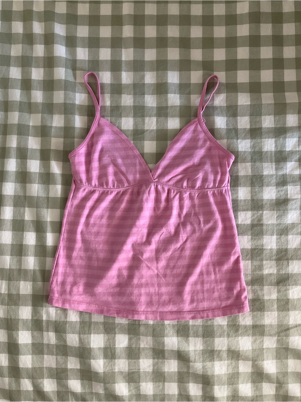 Brandy Melville Pink Striped Cami